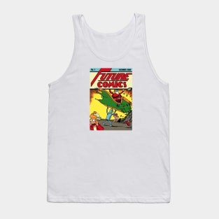 Future Christmas Comics Cover Vintege Fan Art Tank Top